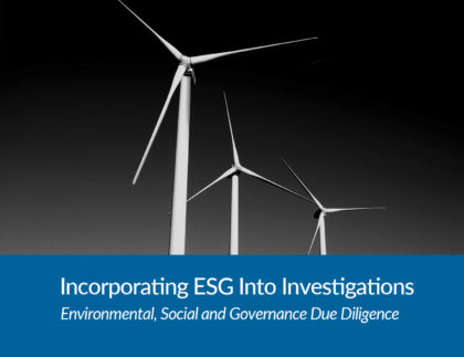 esg due diligence, vcheck global