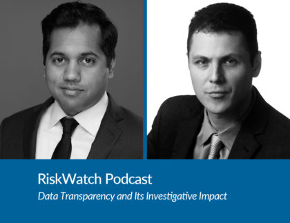 riskwatch podcast, vcheck global, opencorporates