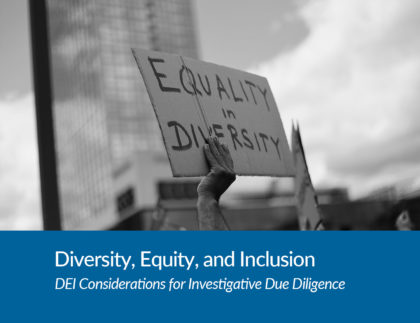 diversity equity inclusion, vcheck global, dei due diligence